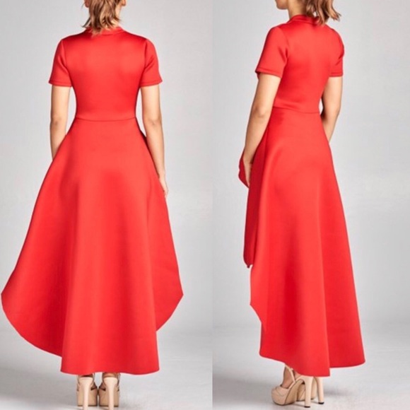 LAST ONE!! PRICE FIRM BLACK Hi low ruffle top - Picture 2 of 5